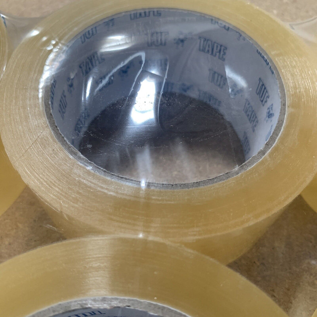 6-pack Of 2in x 110 yd 1.7 mil Acrylic Carton Sealing Tape, New - 2” x 110 Yards