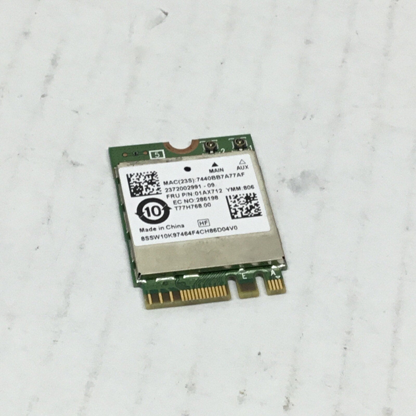 Lenovo IdeaPad 14" S540-14IWL Genuine Wireless WiFi Card 01AX712