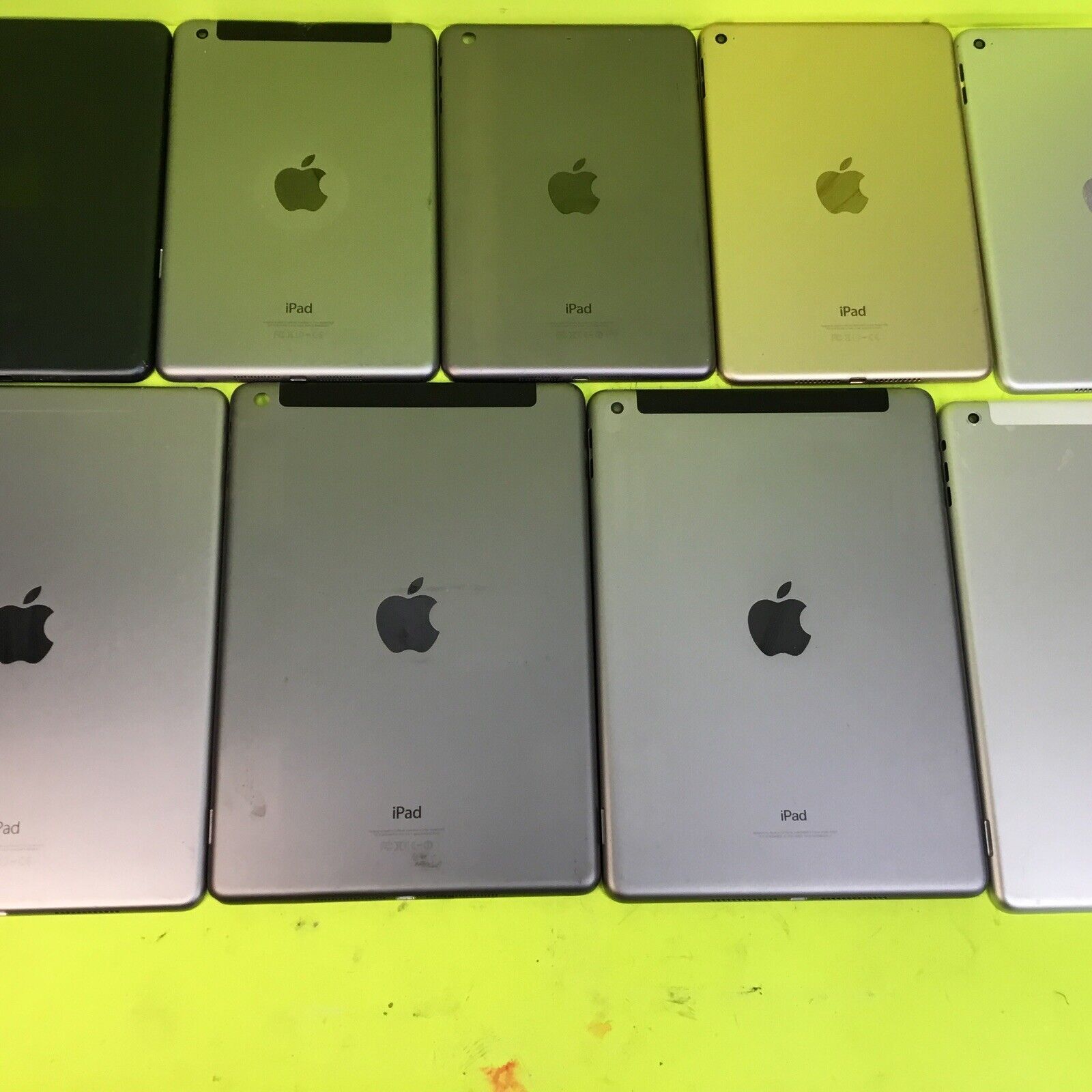 Lot of 21 iPad Housings FOR PARTS or RECYCLE