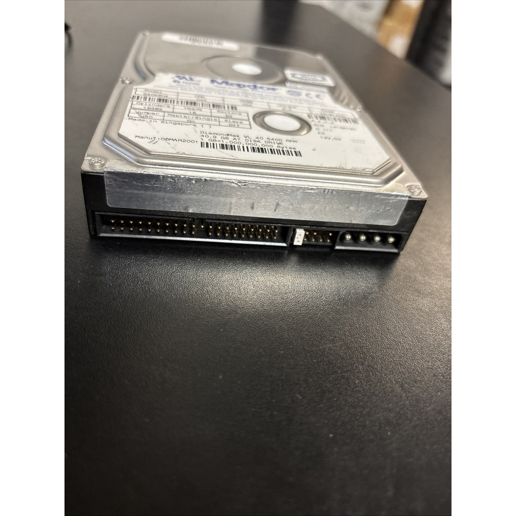MAXTOR 34098H4 / 34098H4 3.5" 40GB IDE Desktop Hard Drive (USED)