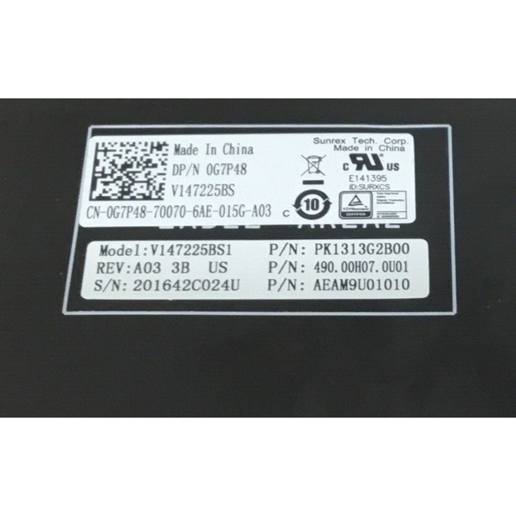 Original Dell inspiron 15, 7000 Series Backlit Keyboard Black CN-0G7P48 AM9