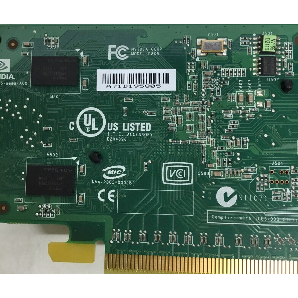 Nvidia N751G PCIe Video Card 9300 CN-0N751G P805 256MB