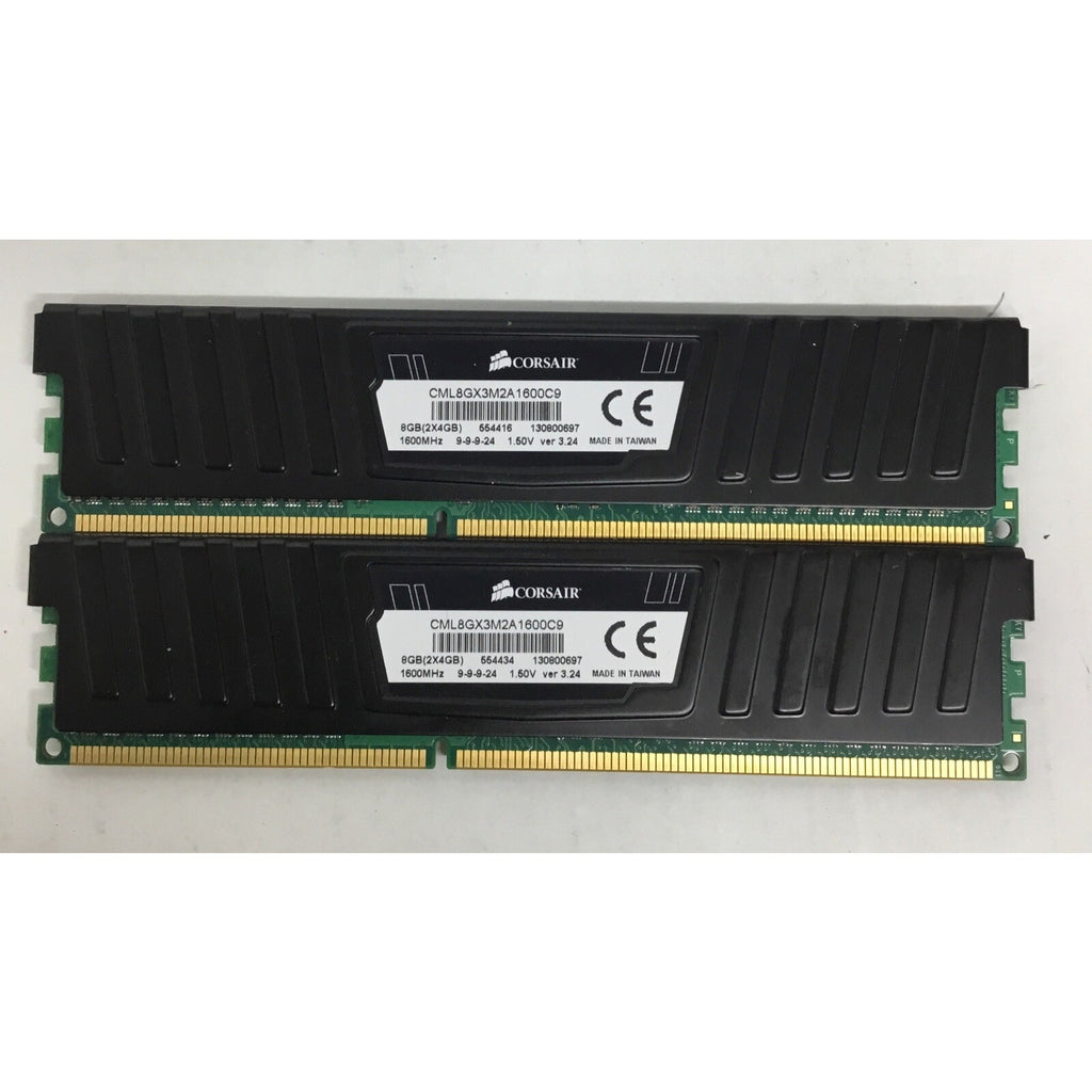 8GB (4GBx2) Corsair Vengeance LP PC3-12800 Non-ECC DDR3 Ram CML8GX3M2A1600C9
