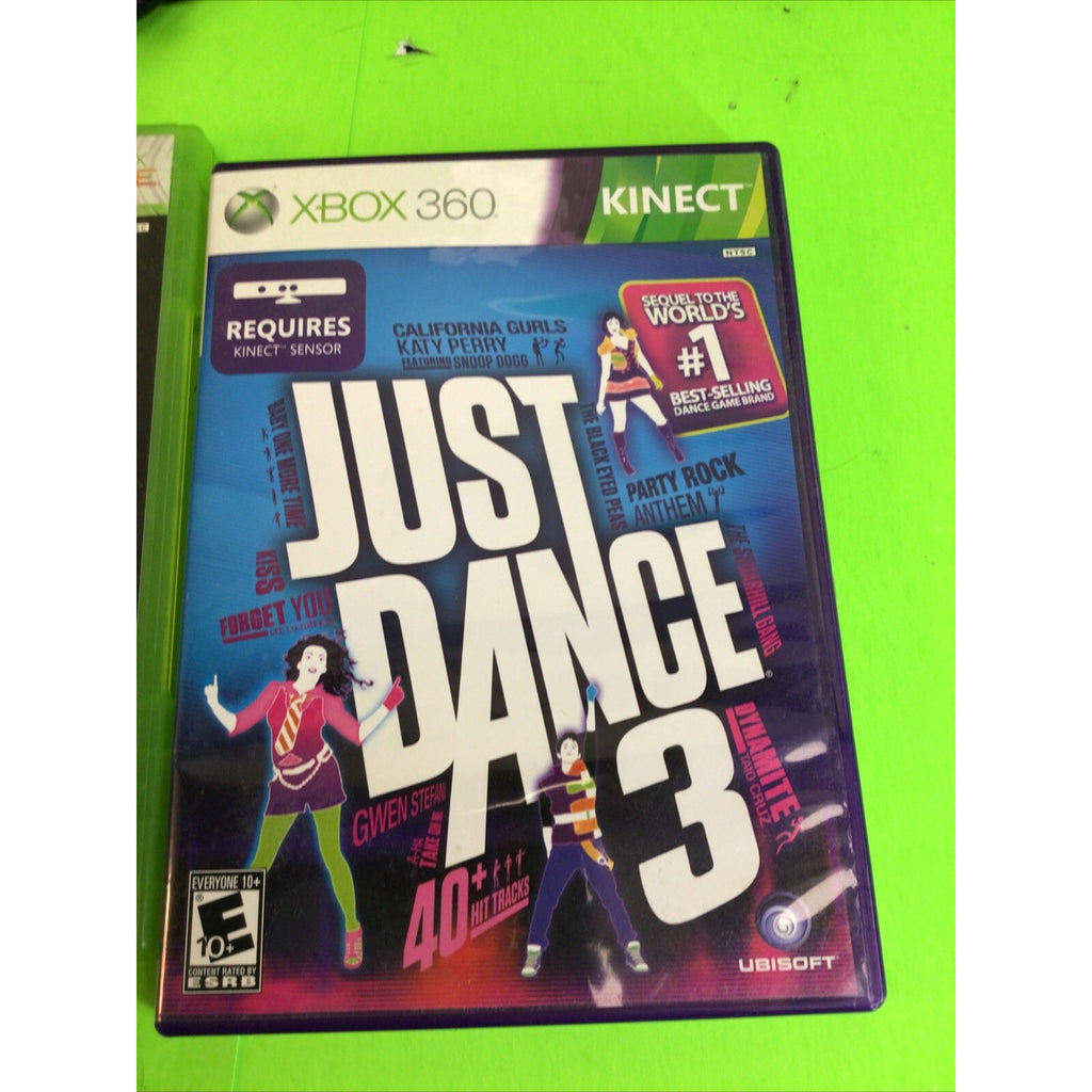 Microsoft Xbox 360 S 2GB Console Bundle With Kinect 2 Controllers 5 Games