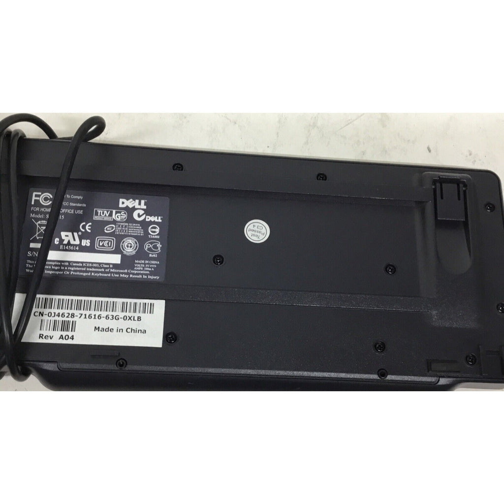 Dell 0J4628 USB Wired QWERTY US keyboard Black SK-8115 J4628
