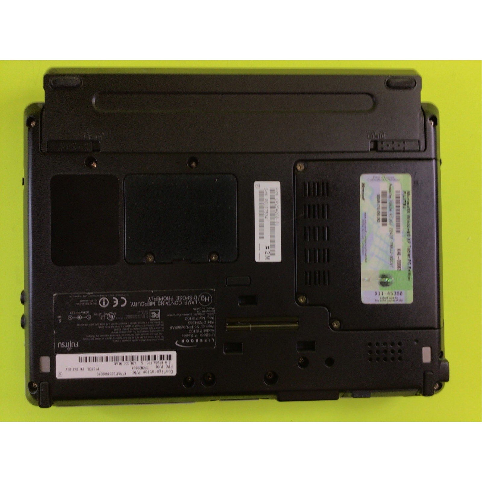 Vintage Fujitsu LifeBook P1510D Tablet PC Pentium M 1.20GHz 512MB RAM 30GB HDD