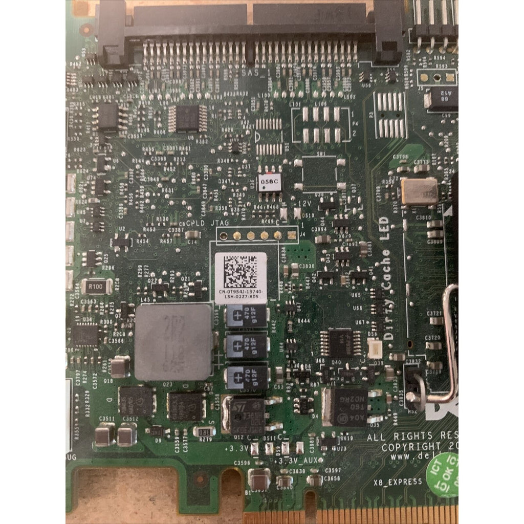 Dell 0T954J PowerEdge PERC 6i RAID Controller Card T954J