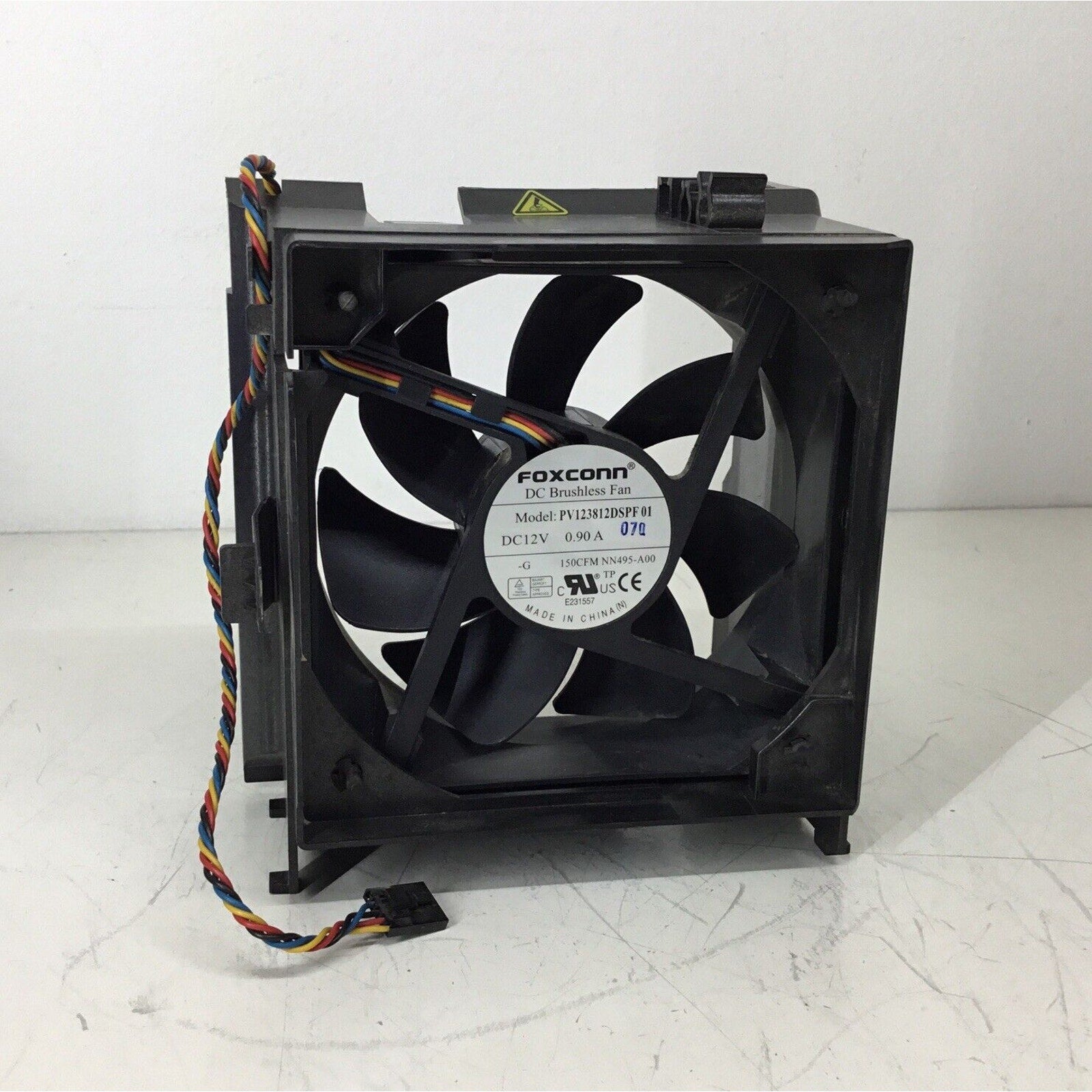 Desktop Cooling Fan w/ Shroud PV123812DSPF 12V Dell Optiplex 0RR527