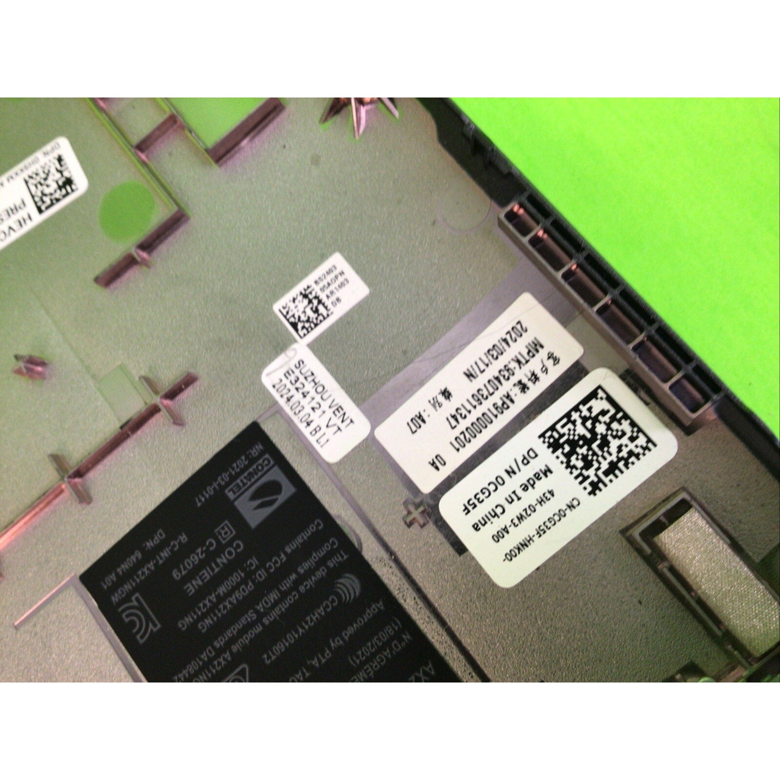 Dell Precision 3490 Laptop Bottom Base Cover Assembly