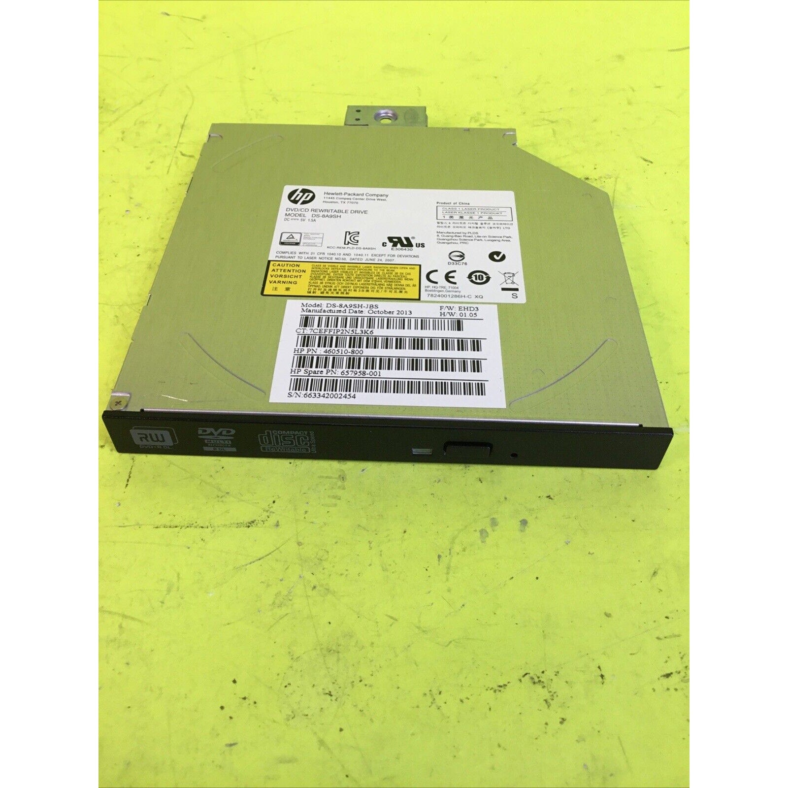 DS-8A9SH-JBS Multi DVD/CD-RW Rewritable Drive