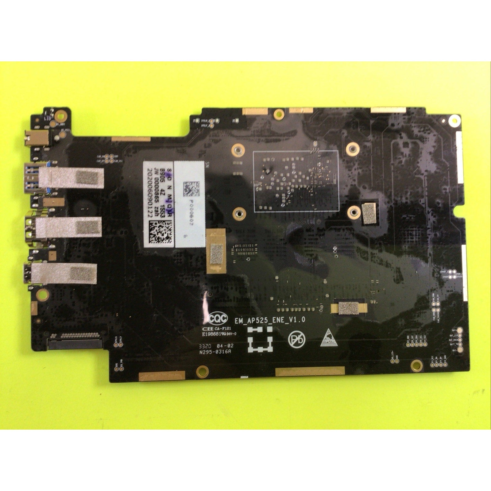 Gateway GWTN141-2PR 15.6" Ryzen 3 3300U 4GB RAM Motherboard EM_AP525_ENE_V1.0