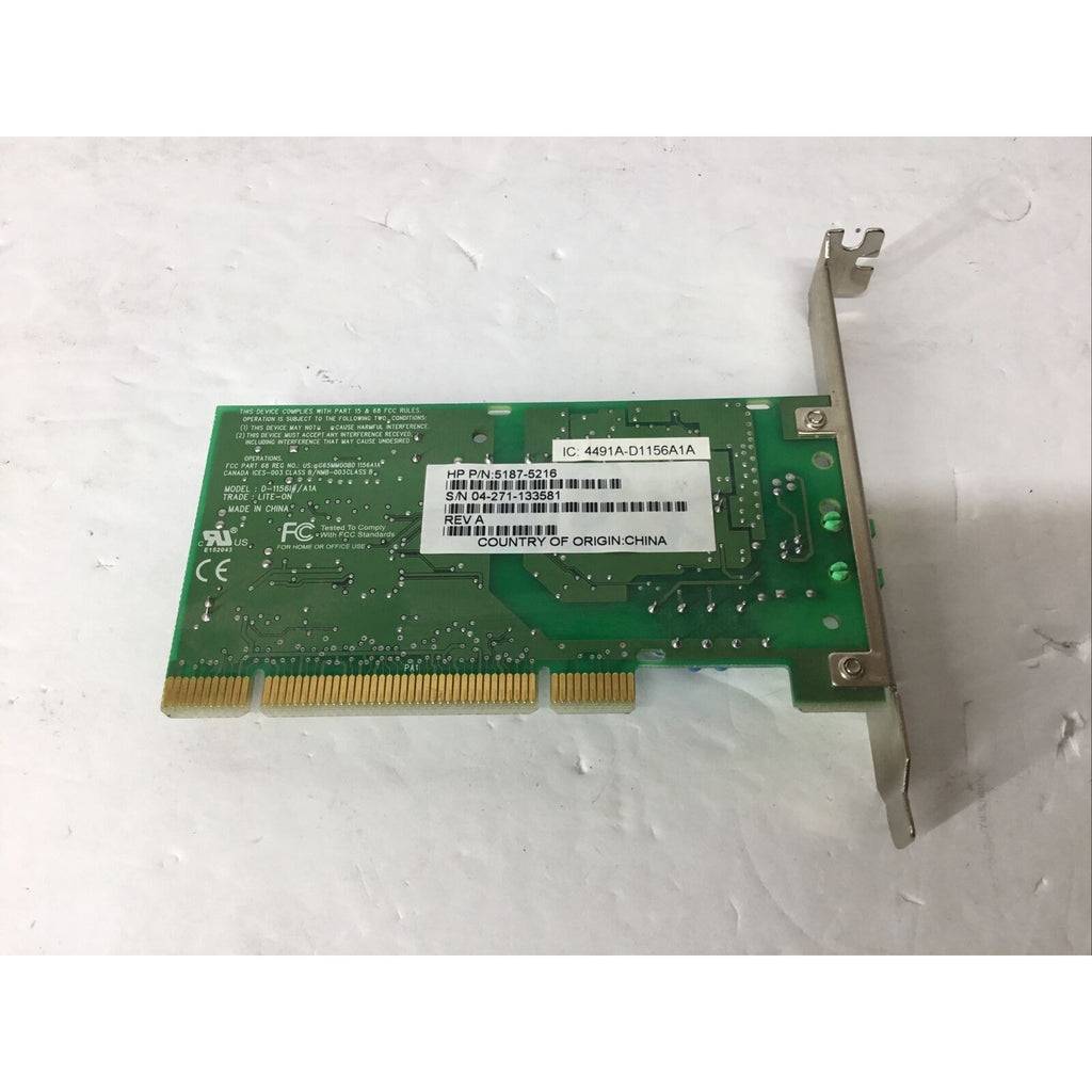 HP Pavilion 5187-5216 Modem - PCI 4Y5 D46OA6X