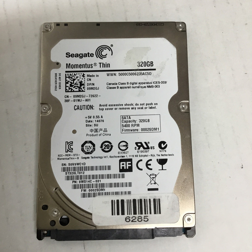 Seagate Momentus Thin 320GB 2.5" SATA Laptop Hard Drive HDD 5400RPM ST320LT012