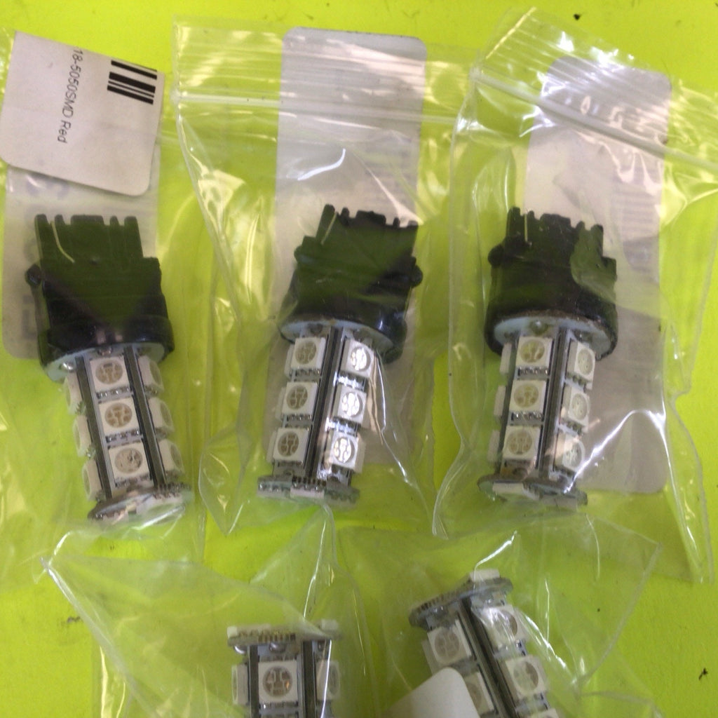 6 Pack of HC-3156-18-5050SMD Red LED Bulbs