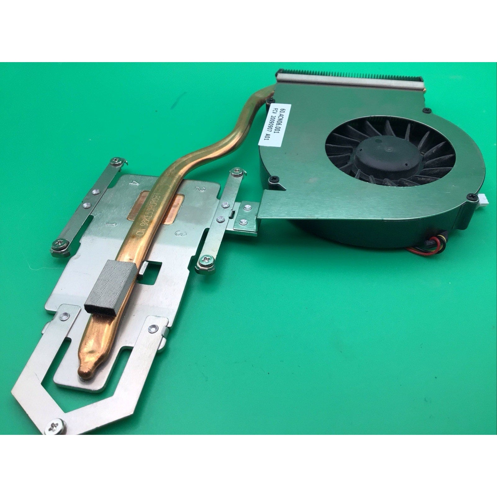 Dell Inspiron 1750 CPU Cooling Fan and Heatsink 0K536T