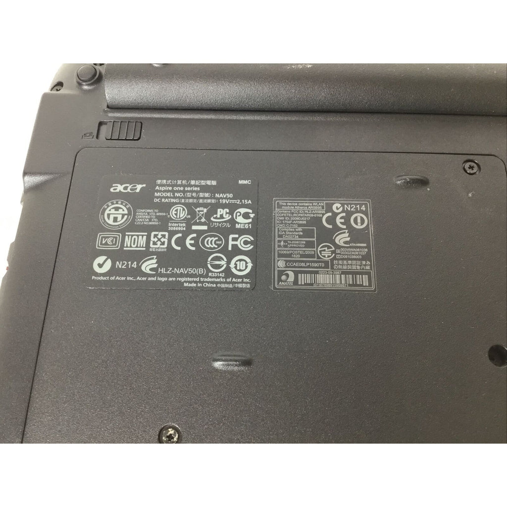 Acer Aspire one series Nav50 532h-2789 Mini Laptop