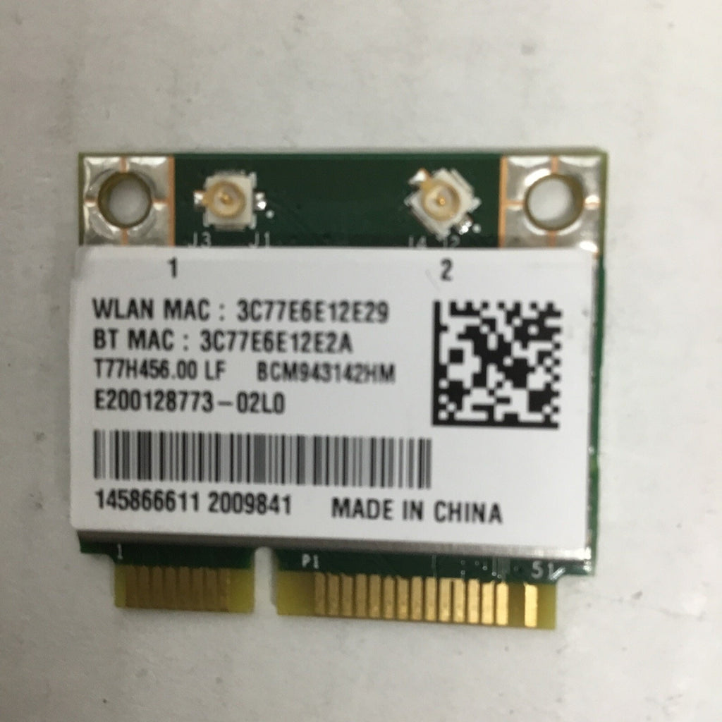 Sony 145866611 BCM943142HM 802.11n Wireless BT PCIe Half T77H456.00