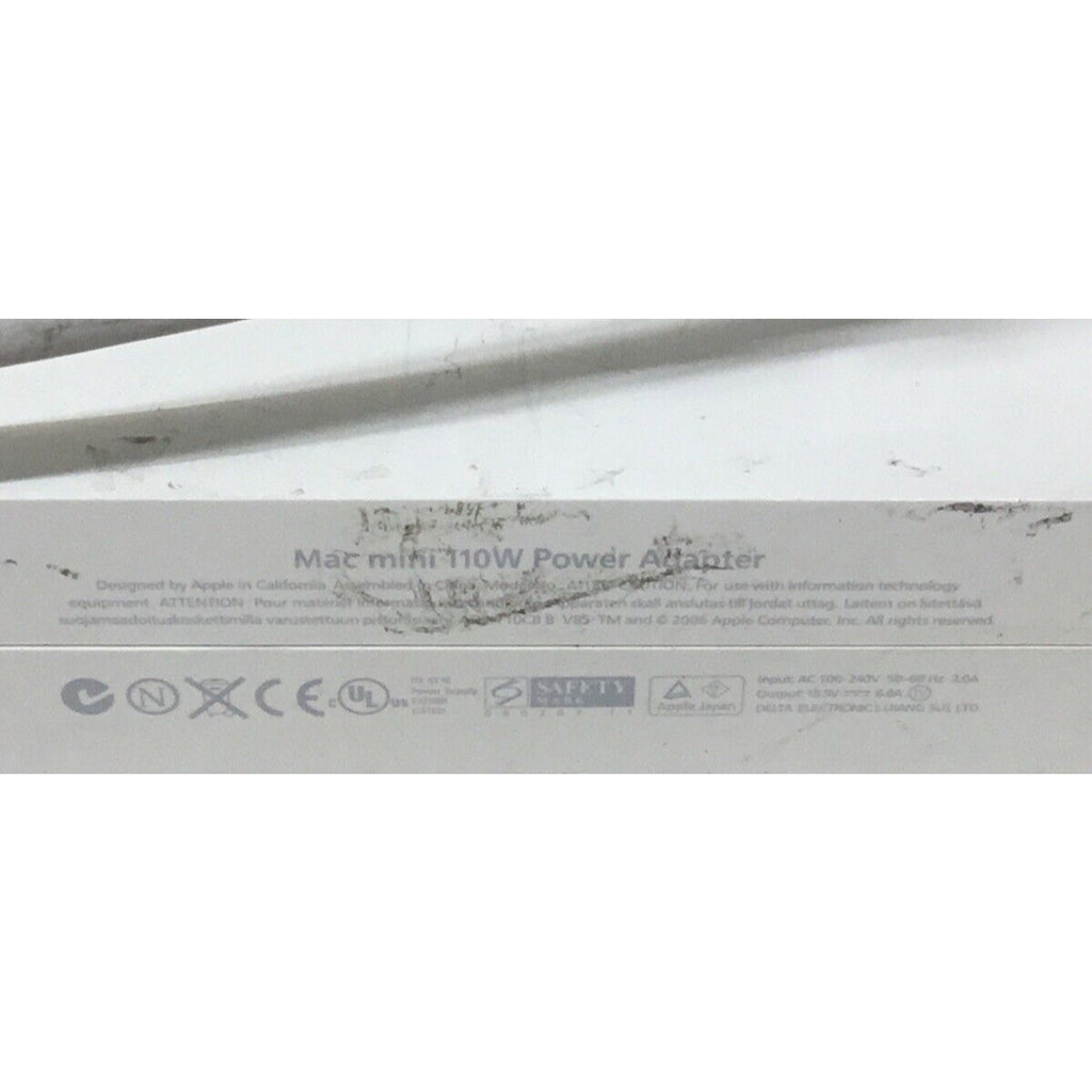 LOT OF 2 Apple A1188 OEM Mac Mini 110W 18.5V 6A AC Power Adapter Power Cable