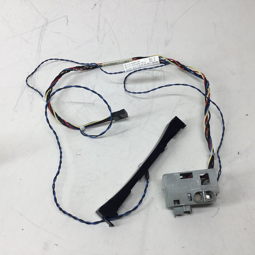 HP 645584-001 644425-001 Power Button Panel with Motherboard Cable