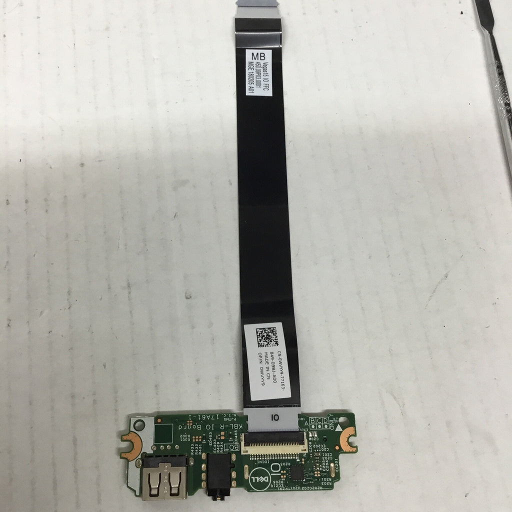 Dell Inspiron 15-3567 USB Audio Card Reader Board W/ Cable WVYY9 0WVYY9