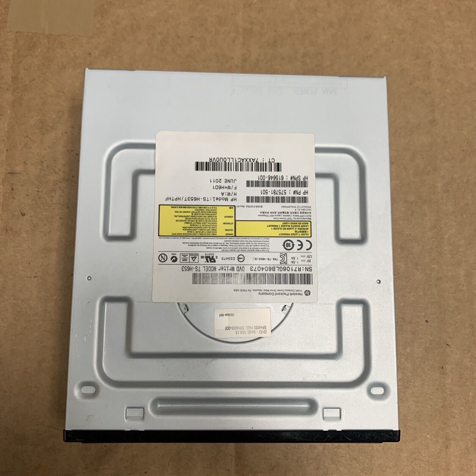 HP DVD CD RW Desktop Drive 575781-501 TS-H653 With Lightscribe