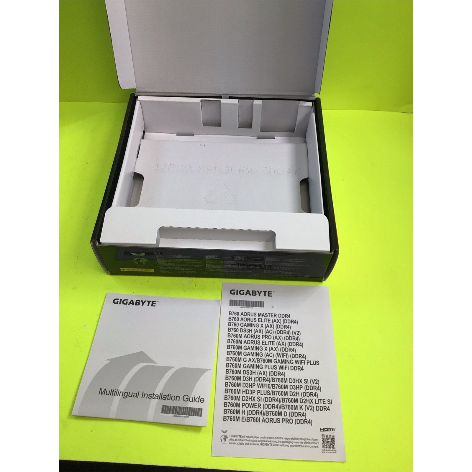 Gigabyte B760 Gaming Plus WiFi Motherboard Box Only