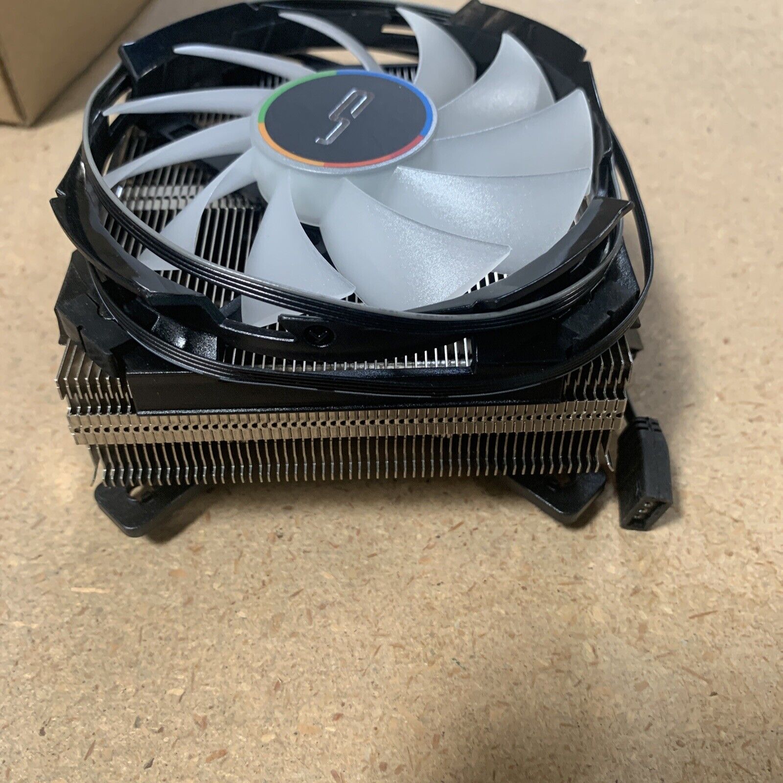 Cryorig C7 RGB Mini-Top-Flow CPU Cooler - Low Height - Brown Box