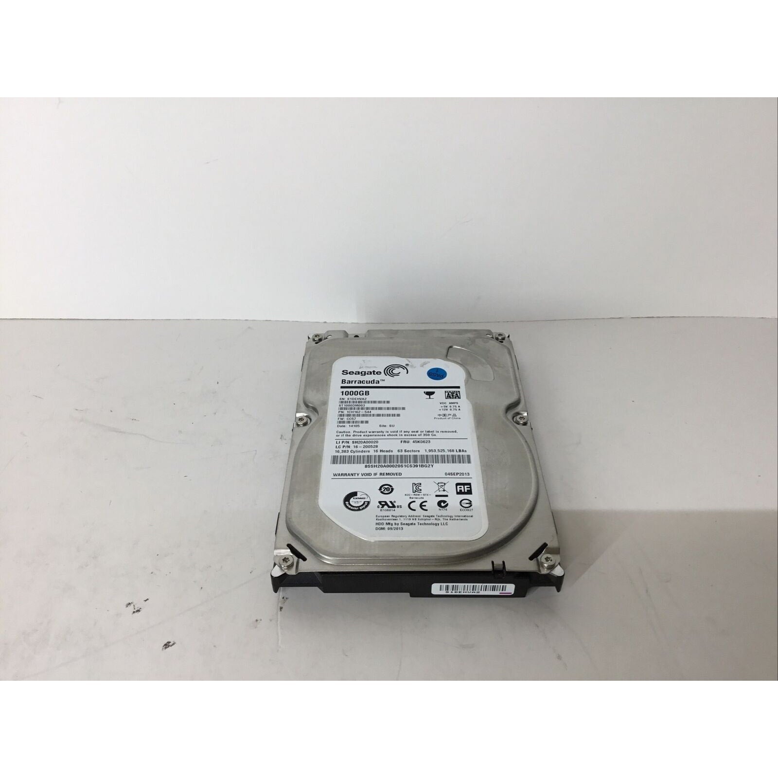 Seagate Barracuda ST1000DM003 1000GB 3.5" Desktop Hard Drive SATA