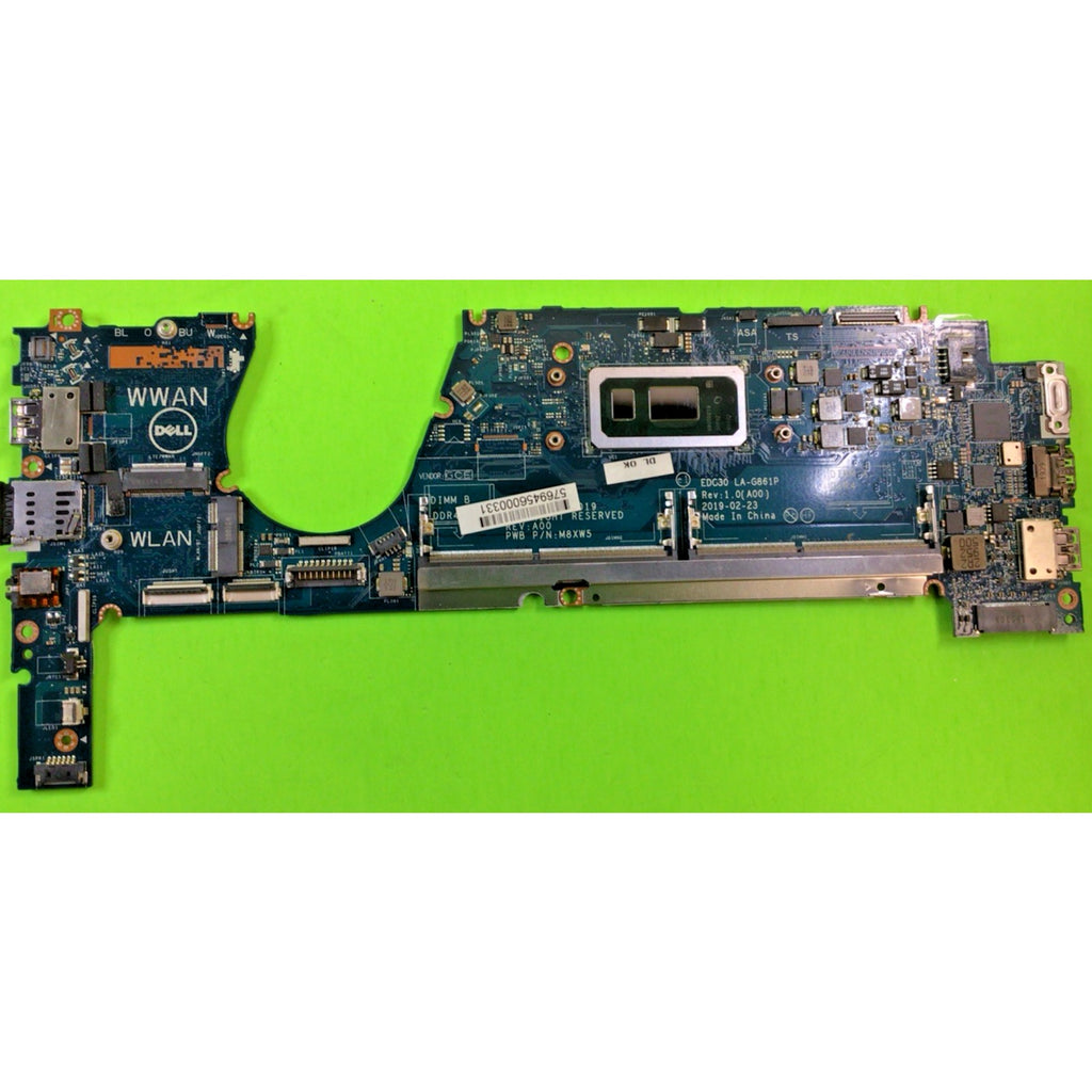 Dell Latitude 7300 i5-8365U Motherboard 9XFPT