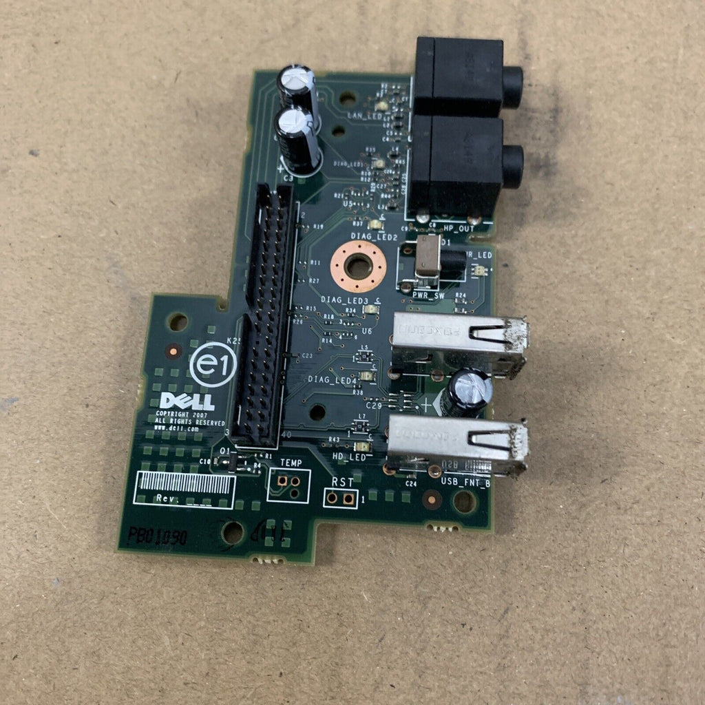 Dell RY698 HU390 Optiplex 330 360 755 760 USB Audio Control Panel 0RY698