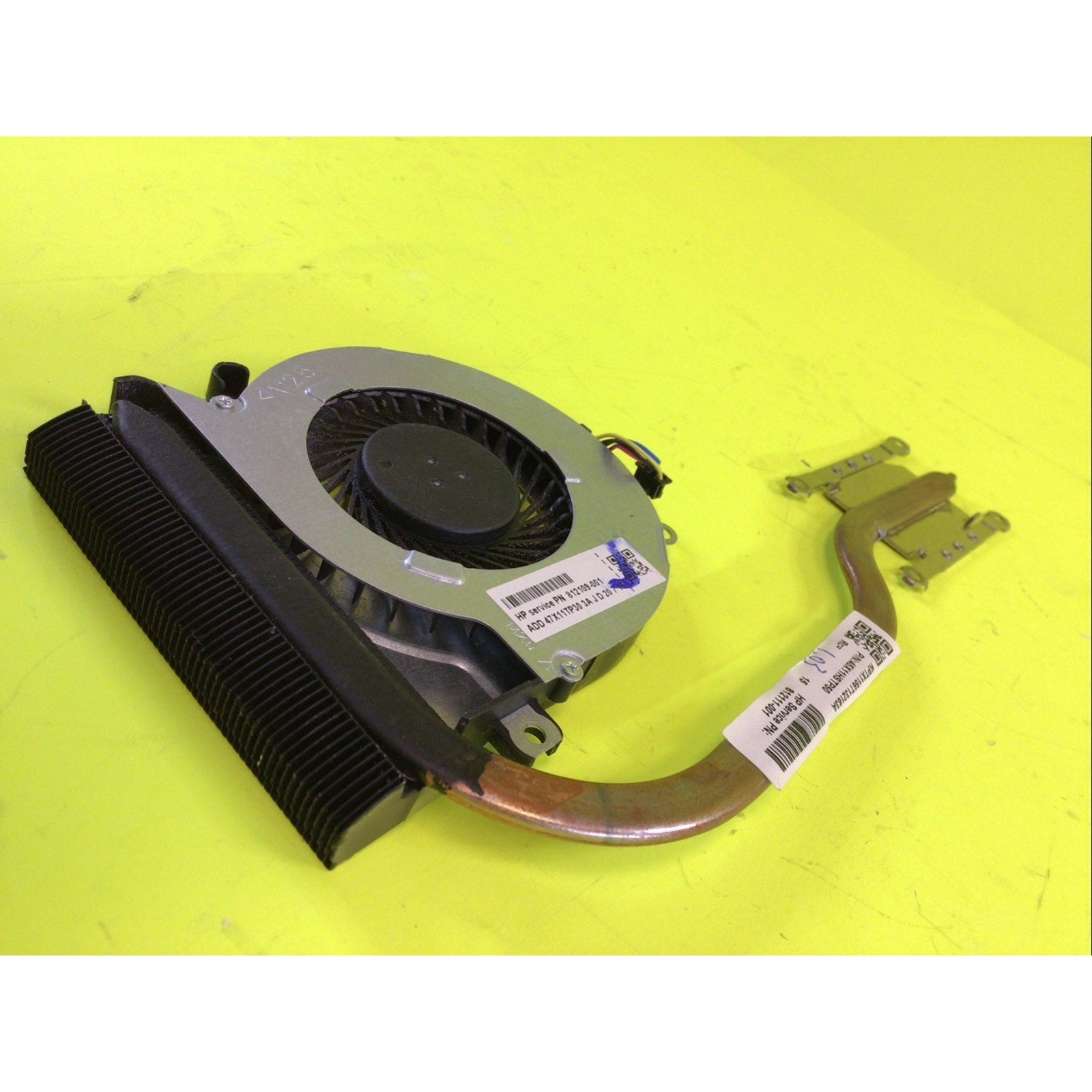 HP 15-AB157NR CPU Cooling Fan with Heat Sink 812109-001 812111-001