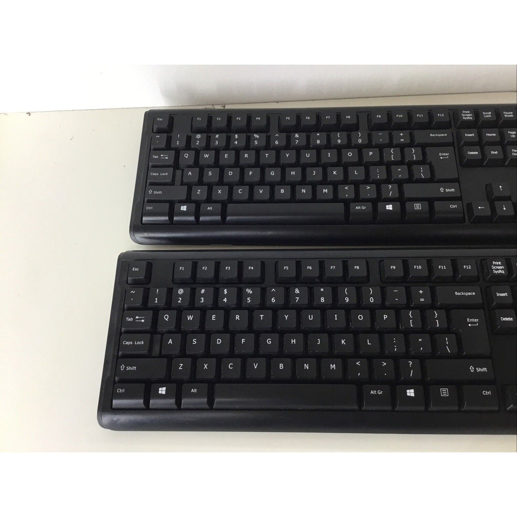 Lot of 2 - iMicro 104-key USB Wired Keyboard KB-US9821