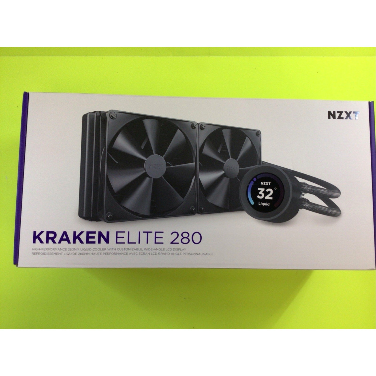 NZXT Kraken Elite 280 AIO CPU Cooler BOX ONLY