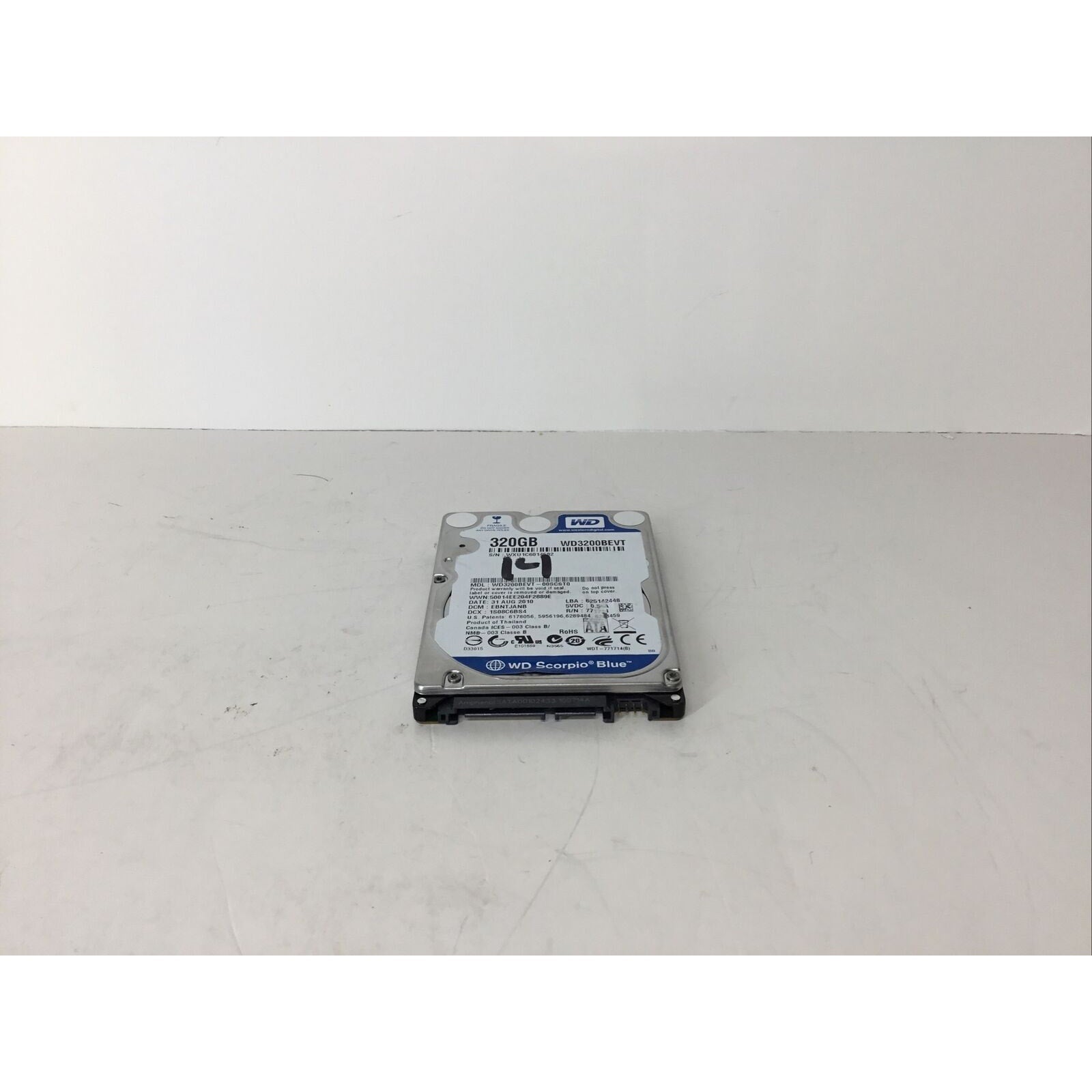 Western Digital Scorpio Blue 320GB Hard Drive 2.5" WD3200BEVT-00SCST0 HDD