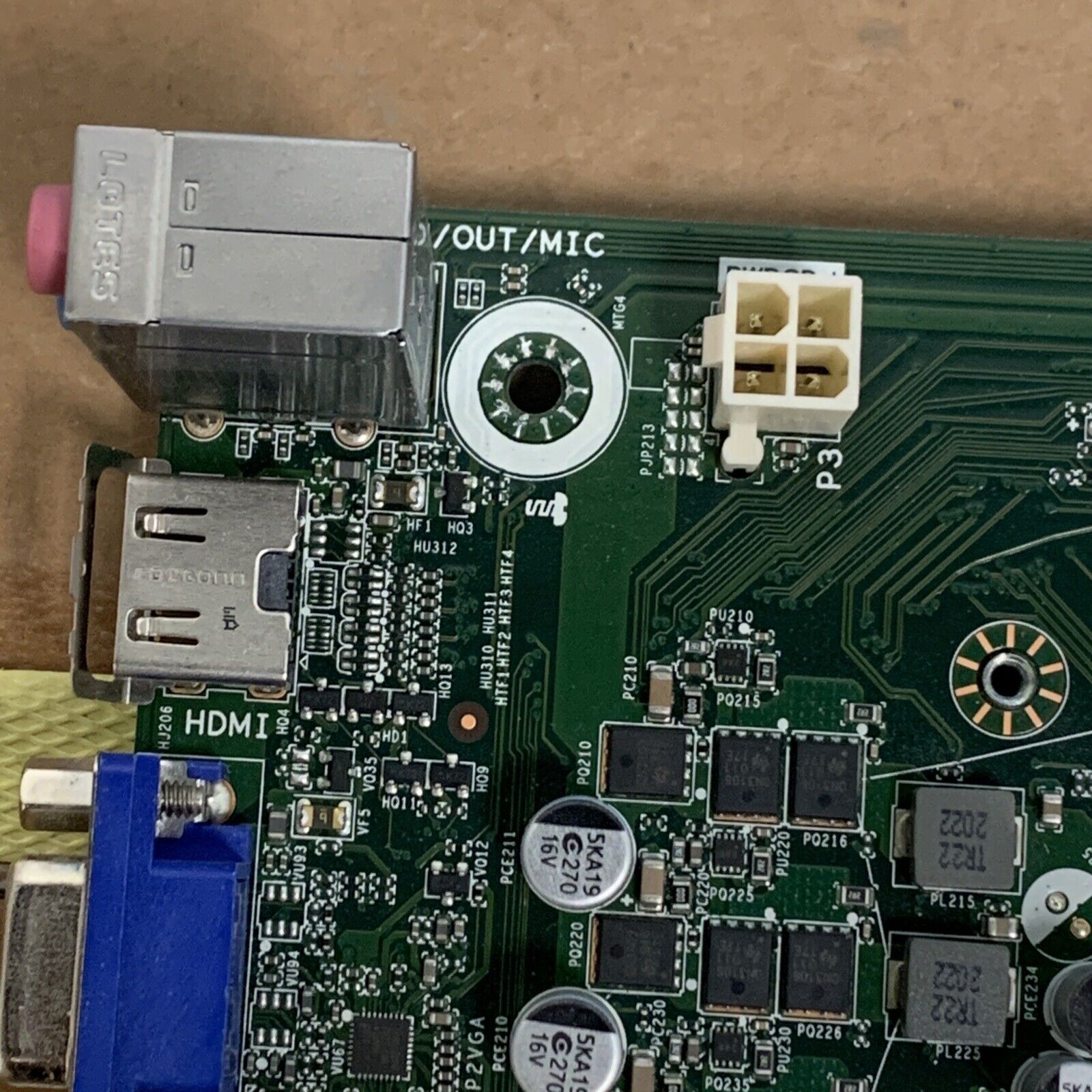 *BAD* HP TG01 TP01 TE01 Motherboard L75365-001 L75365-601 LGA 1200 - For Parts