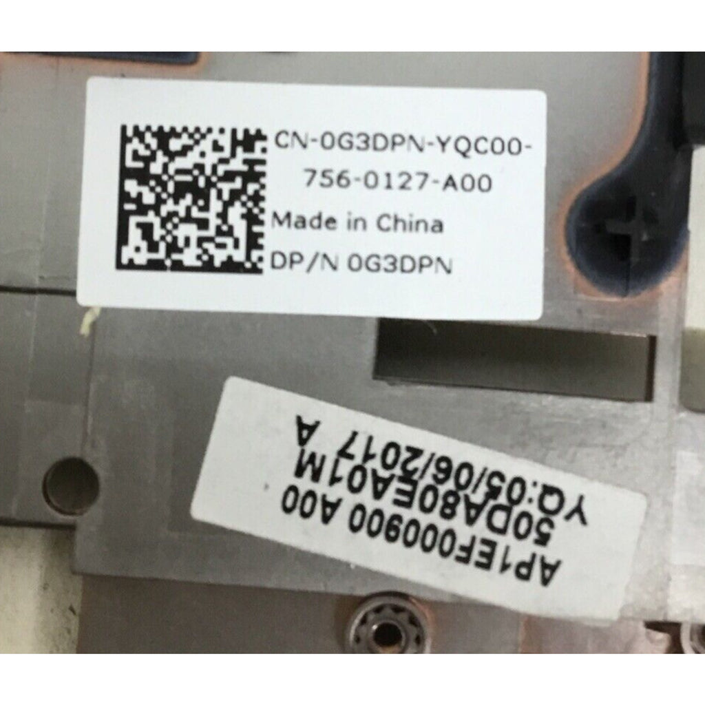 Genuine Dell Latitude E5570 - Black Middle Base Chassis Assembly - 0G3DPN