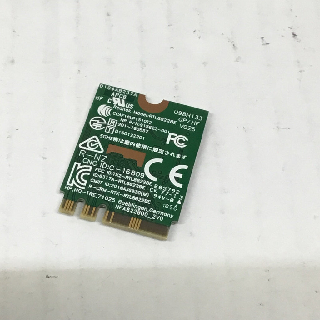 Laptop Bluetooth Wireless WiFi Card 915622-001
