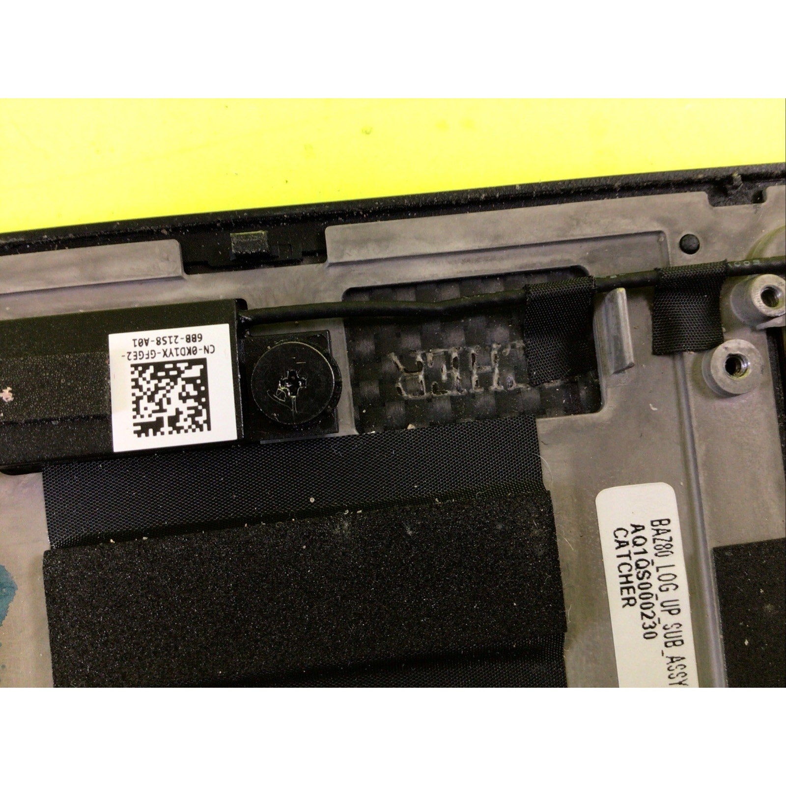 Dell XPS 13 9365 Palmrest Assembly FOR PARTS or REPAIR
