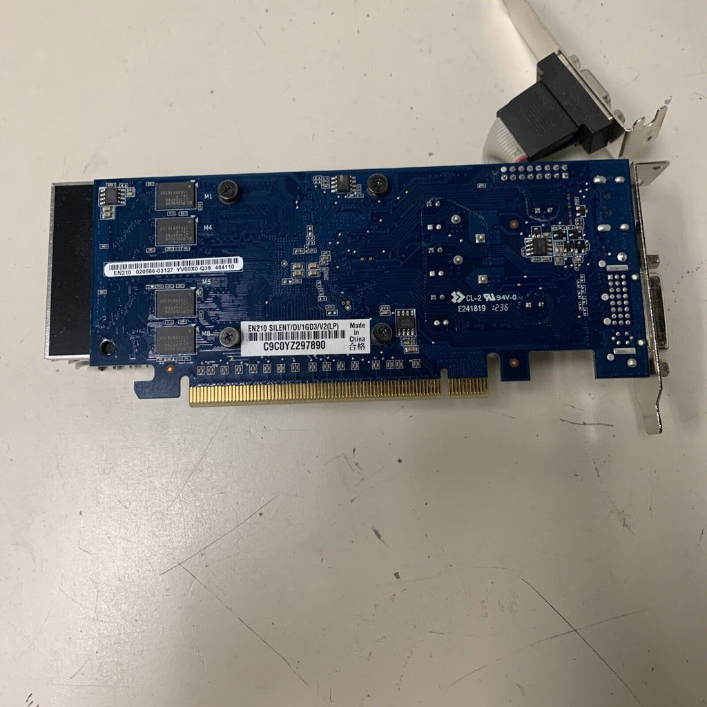 ASUS NVIDIA GeForce GT 210 1GB DDR3 PCIe Video Card EN210 SILENT/DI/1GD3/V2(LP)