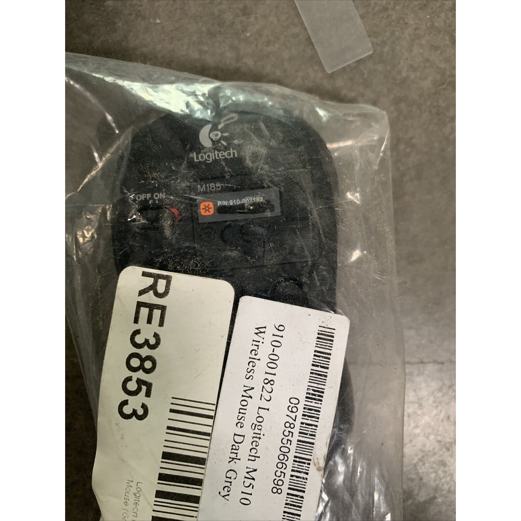 Logitech M185 Wireless Optical Mouse, USB Nano Receiver 910-004806 Laptop PC Mac