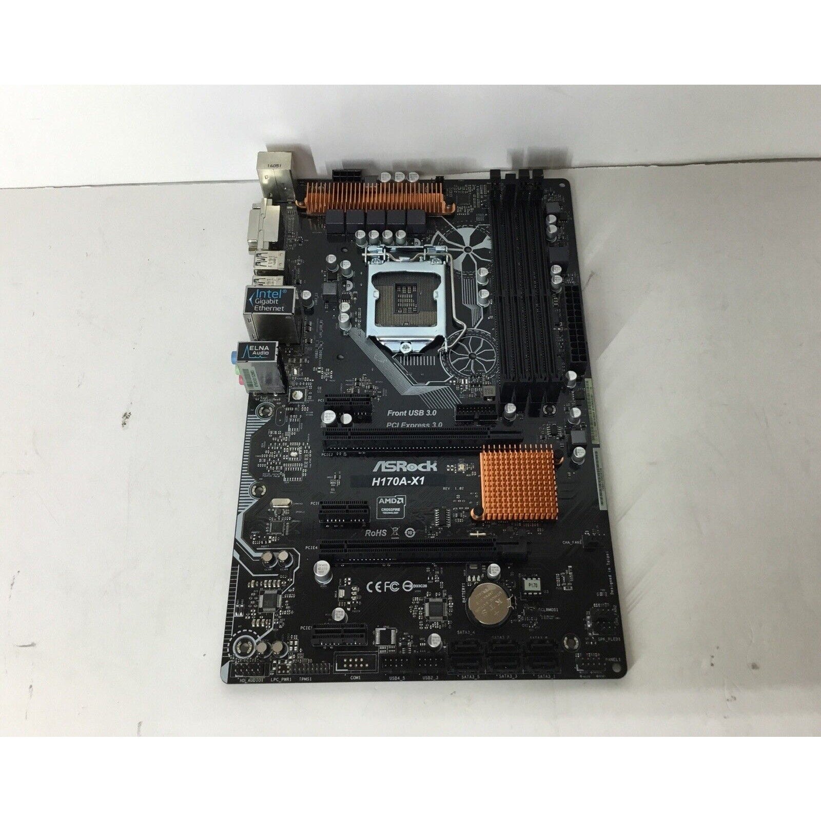 ASRock H170A-X1 Motherboard Socket PCI Express 3.0 Front USB 3.0-For Parts