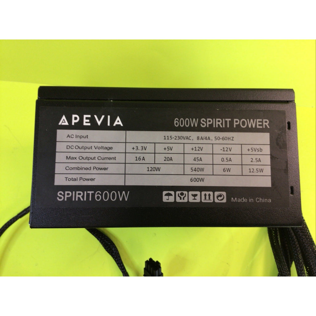 Apevia Spirit Power Series ATX-SP600W Power Supply