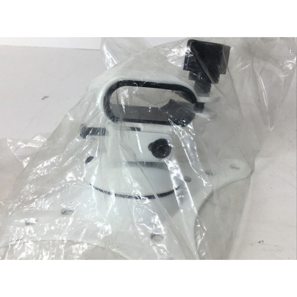 MonMount Clamp Style Tilt Monitor VESA Mount Bracket - White