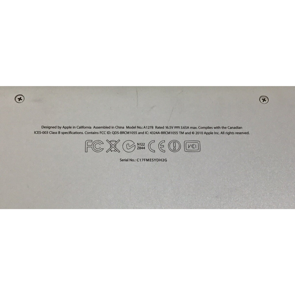 Apple MacBook Pro A1278 13.3" Intel Core i5 2.3Ghz 4GB RAM 320GB SSD Read Desc