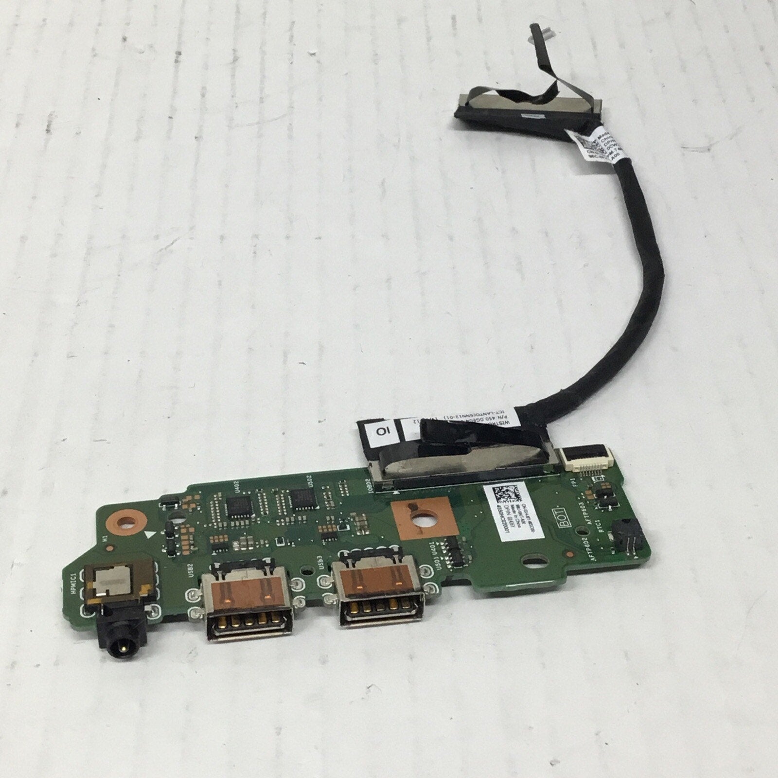 Dell Inspiron 15.6” 7591 2-in-1 OEM USB Audio Port Board w/Cable X4J6Y RTYC0