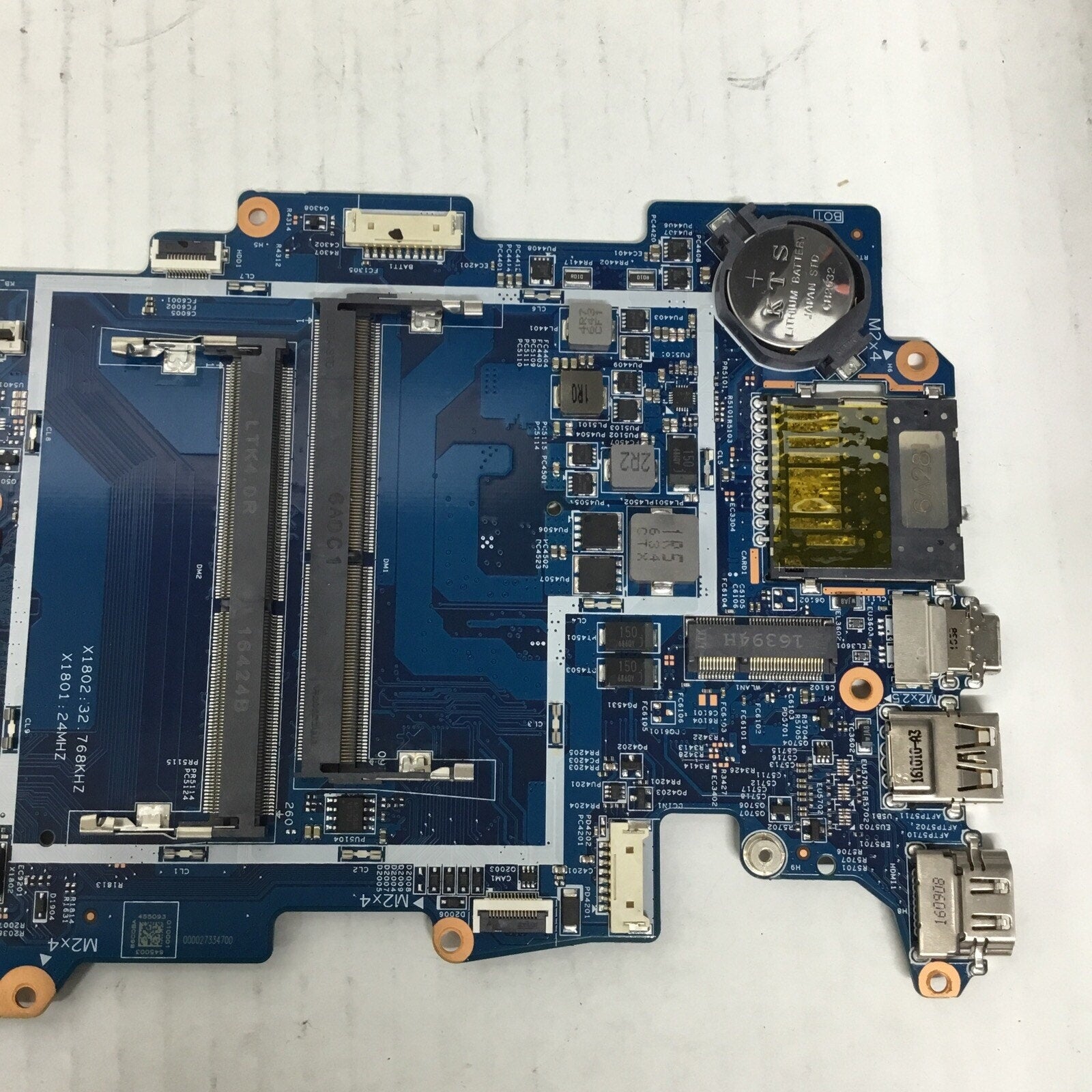 HP ENVY 15t-AQ103dx Motherboard Intel i5-7200U 2.5Ghz 858872-601 455.09301.0001