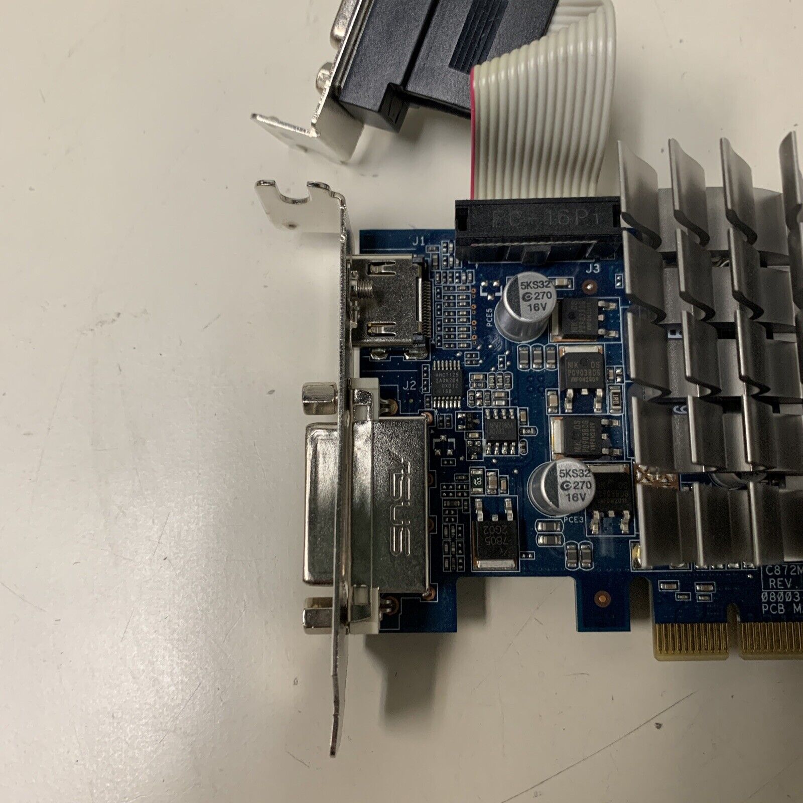 ASUS NVIDIA GeForce GT 210 1GB DDR3 PCIe Video Card EN210 SILENT/DI/1GD3/V2(LP)