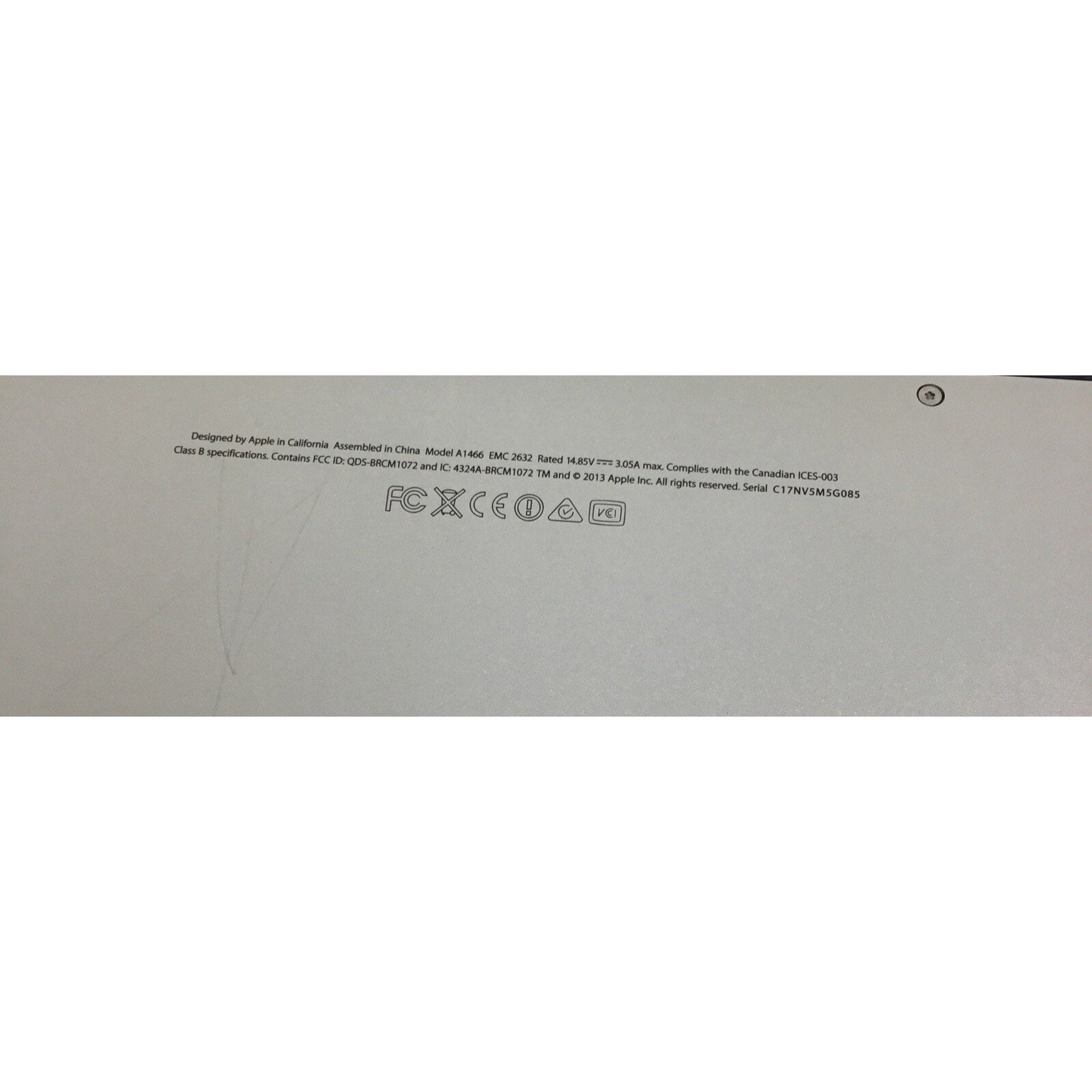 Lot of 2 MacBook Air A1466 Laptops i5 1.4GHz 4GB Ram For Parts READ DESC