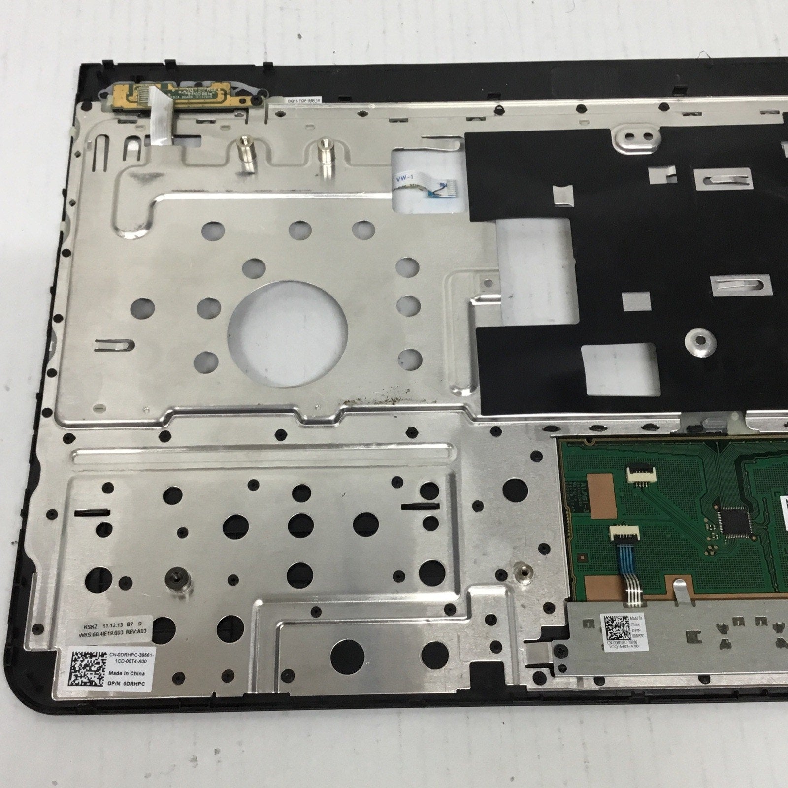 Palmrest w/Keyboard & Touchpad - Genuine Dell Inspiron 15R N5110 / 0DRHPC