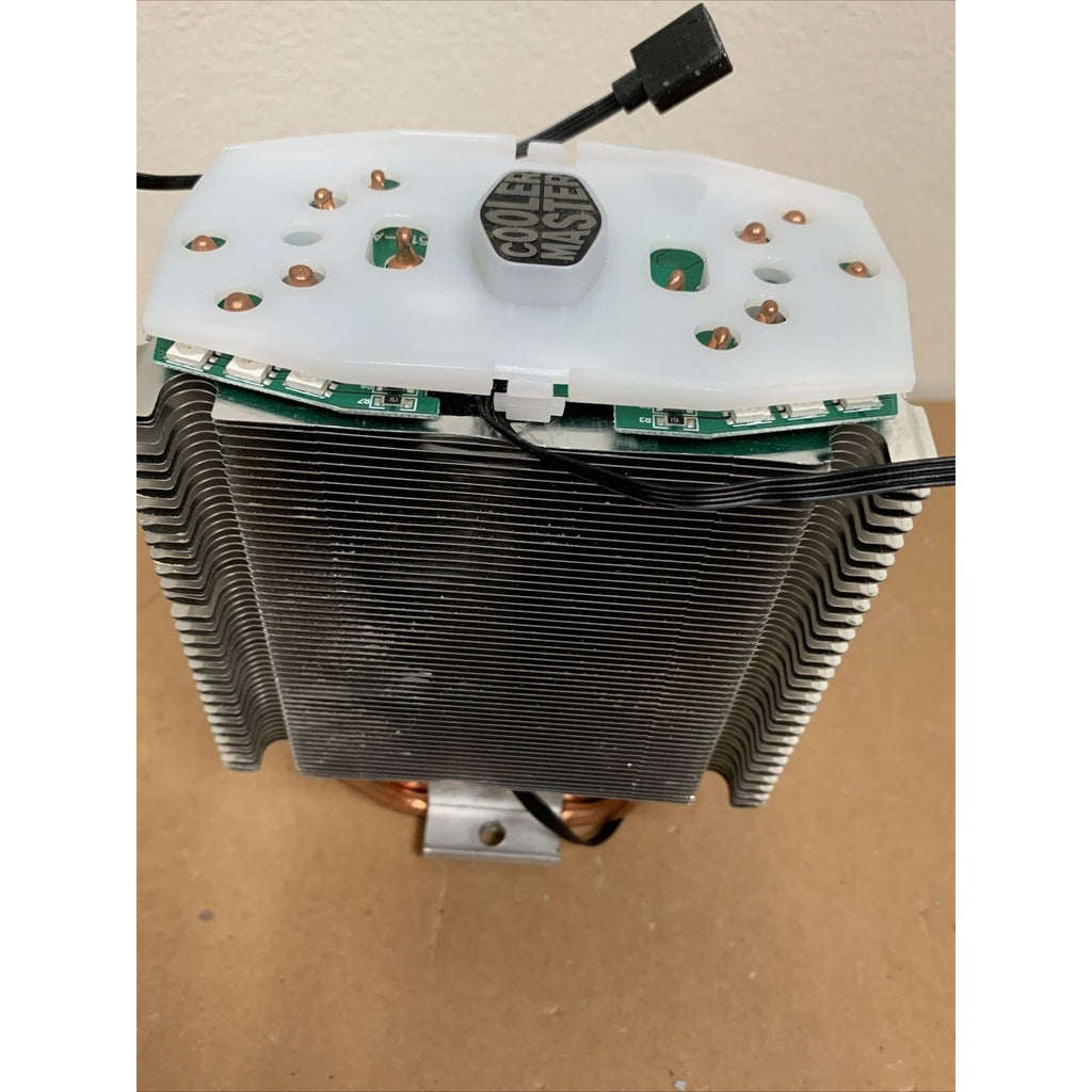 Cooler Master Heatsink With Top LEDs - Bent / Damaged / For Parts Only
